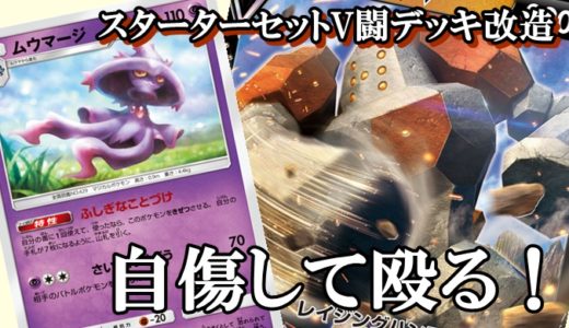 ポケカスターターセットv闘デッキ改造